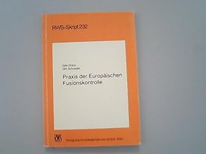 Seller image for Praxis der Europischen Fusionskontrolle. for sale by Antiquariat Bookfarm