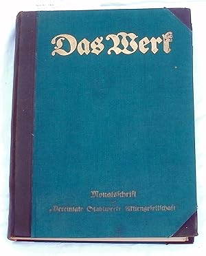 Das Werk IX. Jahrgang 1929 - Monatsschrift der Vereinigte Stahlwerke Aktiengesellschaft. XVII. Ja...