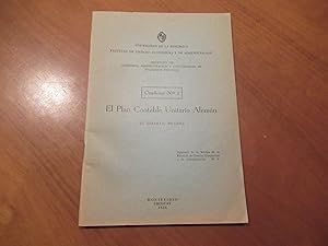 El Plan Contable Unitario Aleman (Offprint From Revista De La Facultad De Ciencias Economicas Y D...