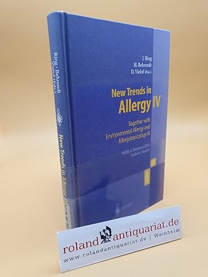 Imagen del vendedor de New trends in allergy IV together with environmental allergy and allergotoxicology III : [joint international symposium, Hamburg, April 28 - May 1, 1995] ; 46 tables / J. Ring . (ed.). Foreword by Robert Huber a la venta por Roland Antiquariat UG haftungsbeschrnkt