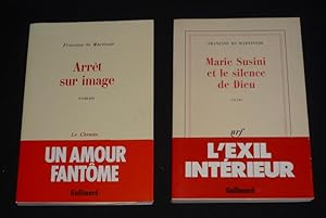 Bild des Verkufers fr Lot de 2 ouvrages de Francine de Martinoir : Arrt sur image - Marie Susini et le silence de Dieu zum Verkauf von Abraxas-libris