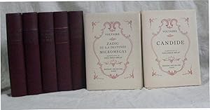 Imagen del vendedor de Contes et Romans. Zadig - Candide - Le Taureau Blanc - L'Ingnu - Le Blanc et le Noir. a la venta por Librairie In-Quarto