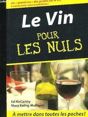 Imagen del vendedor de Le vin pour les nuls a la venta por Le-Livre