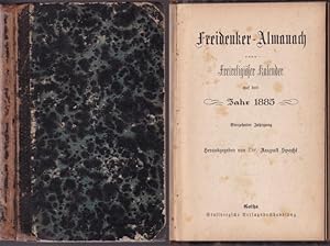 Freidenker-Almanach. Freireligiöser Kalender auf das Jahr 1885. Vierzehnter [14.] Jahrgang