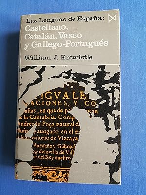 Imagen del vendedor de Las lenguas de Espaa : castellano, cataln, vasco y gallego-portugus a la venta por Perolibros S.L.