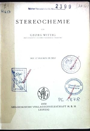 Seller image for Stereochemie. for sale by books4less (Versandantiquariat Petra Gros GmbH & Co. KG)