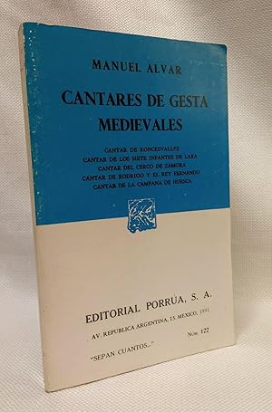 Imagen del vendedor de Cantares de Gesta Medievales (Spanish Edition) a la venta por Book House in Dinkytown, IOBA