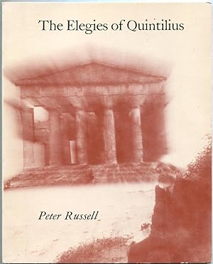 The Elegies of Quintilius