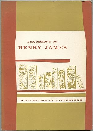 Bild des Verkufers fr Discussions of Henry James (Discussions of Literature) zum Verkauf von Between the Covers-Rare Books, Inc. ABAA