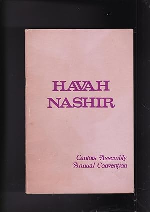 Seller image for HAVAH NASHIR [= Let us sing] for sale by Meir Turner