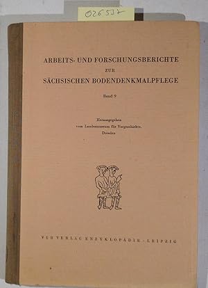 Arbeits- und Forschungsberichte zur Sächsischen Bodendenkmalpflege, Band 9