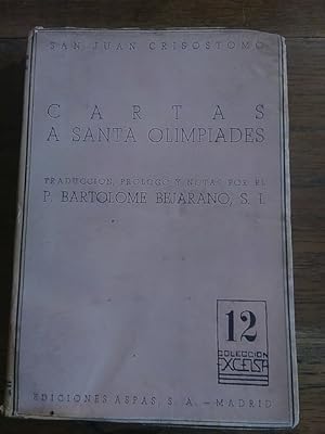 Imagen del vendedor de CARTAS A SANTA OLIMPIADES a la venta por Librera Pramo