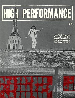 Bild des Verkufers fr Kerouac is Alive! Article in High Performance: the performance art quarterly. No. 19, vol. 5, no. 3, 1982 zum Verkauf von Laurence McGilvery, ABAA/ILAB