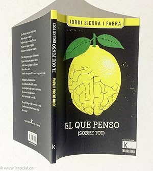 Seller image for El que penso (sobre tot) for sale by La Social. Galera y Libros