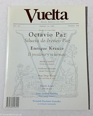 Imagen del vendedor de Revista Vuelta. Ao XXI. Febrero de 1997. Nmero 243 a la venta por La Social. Galera y Libros