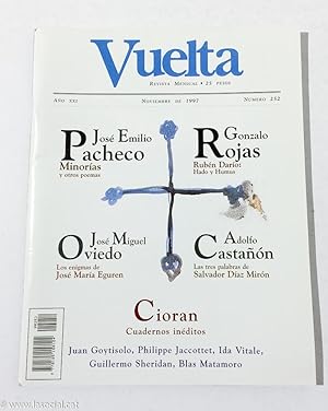 Bild des Verkufers fr Revista Vuelta. Ao XXI. Noviembre de 1997. Nmero 252 zum Verkauf von La Social. Galera y Libros