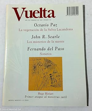 Image du vendeur pour Revista Vuelta. Ao XV. Febrero de 1996. Nmero 231 mis en vente par La Social. Galera y Libros