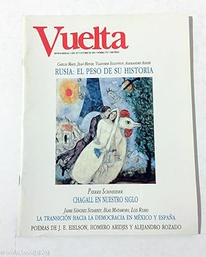 Seller image for Revista Vuelta. Ao XV. octubre de 1991. Nmero 179 for sale by La Social. Galera y Libros