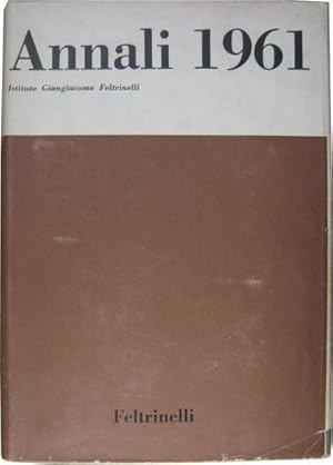 Seller image for Annali 1961. for sale by Rotes Antiquariat