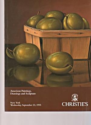 Seller image for Christies 1993 American Paintings, Drawings, Sculpture for sale by thecatalogstarcom Ltd