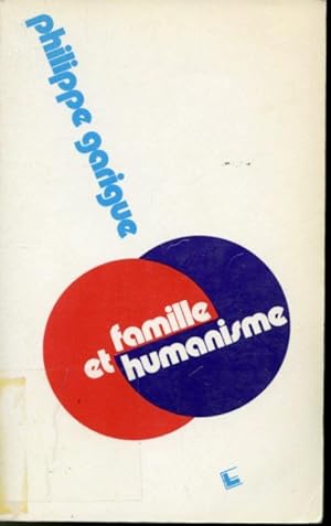Seller image for Famille et humanisme for sale by Librairie Le Nord