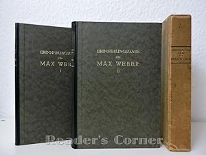 Hauptprobleme der Soziologie. Erinnerungsgabe für Max Weber, Band I & II. In Gemeinschaft mit W. ...