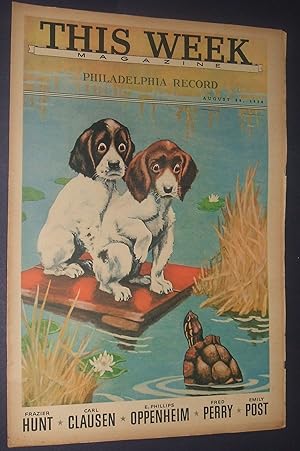 Seller image for This Week MagazineSection Philadelphia Record The Silken Monkey Wrench for sale by biblioboy