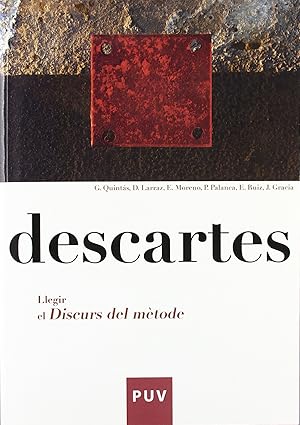 Image du vendeur pour Descartes. Llegir el Discurs del mtode mis en vente par Imosver