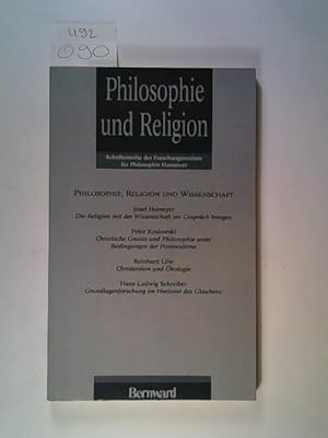 Bild des Verkufers fr Philosophie, Religion und Wissenschaft. zum Verkauf von ANTIQUARIAT Franke BRUDDENBOOKS