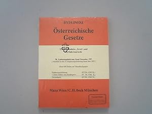 Seller image for sterreichische Gesetze : Sammlung des Zivil-, Handels-, Straf-und Verfahrensrechts. for sale by Antiquariat Bookfarm