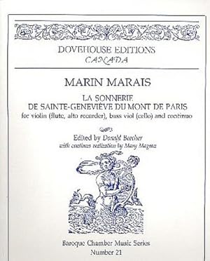 Bild des Verkufers fr La sonnerie de Sainte-Genevive du Mont de Parisfor violin (flute/alto recorder). bass viol (cello) and Bc : score and parts (Bc realised) zum Verkauf von AHA-BUCH GmbH