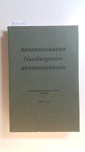 Seller image for Hamburgerin. (=Hamburgensien. Schriftenreihe des hauses Lafrentz, Hamburg, Weihnachten 1982, Band 1-10, in ein Buch) for sale by Gebrauchtbücherlogistik  H.J. Lauterbach