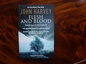 Seller image for Flesh And Blood: A Frank Elder Novel: MINT SIGNED & PUBLICATION DAY DATED PROOF COPY for sale by Welcombe Books