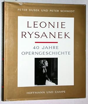 Bild des Verkufers fr Leonie Ryanek. 40 Jahre Operngeschichte. zum Verkauf von Versandantiquariat Kerstin Daras