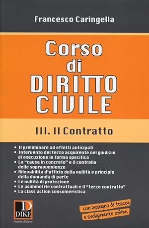 Seller image for Corso di diritto civile. Vol. 3: Il contratto for sale by Libro Co. Italia Srl
