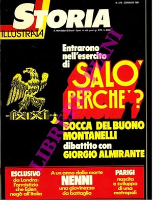 Entrarono nell'esercito di Salò perchè ? Dibattito con Giorgio Almirante.Bocca Del Buono Montanelli.