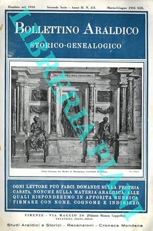 Bollettino Araldico Storico Genealogico.