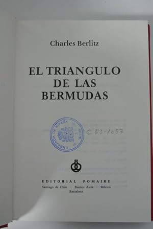 Imagen del vendedor de El triangulo de las Bermudas (The Bermuda Triangle, Spanish edition) a la venta por Antiquariat Bookfarm