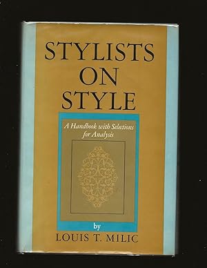 Seller image for Stylists On Style: A Handbook with Selections for Analysis for sale by Rareeclectic