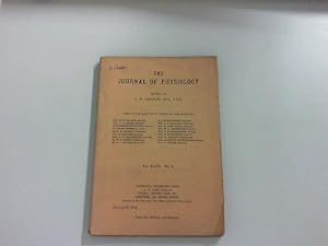 Bild des Verkufers fr The Journal of Physiology Vol. 47., No. 6. - 1914. zum Verkauf von Zellibooks. Zentrallager Delbrck