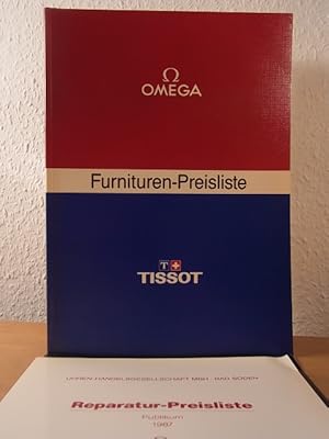 Furnituren-Preisliste 1987. Omega, Tissot