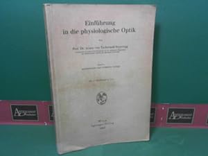 Imagen del vendedor de Einfhrung in die physiologische Optik. a la venta por Antiquariat Deinbacher