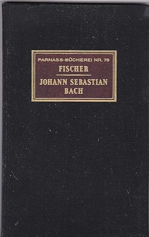 Bild des Verkufers fr Johann Sebastian Bach. Eine Studie zum Verkauf von Versandantiquariat Karin Dykes