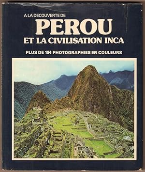 Imagen del vendedor de Prou et la Civilisation Inca. a la venta por Antiquariat Neue Kritik