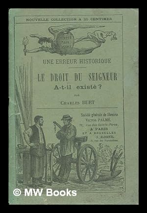 Seller image for Le Droit du Seigneur a-t-il exist? for sale by MW Books