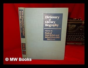 Bild des Verkufers fr Poets of Great Britain and Ireland since 1960 / edited by Vincent B. Sherry Jr - Part 1: A-L zum Verkauf von MW Books