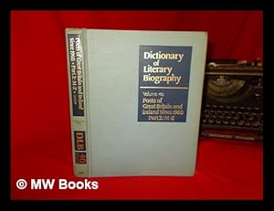 Image du vendeur pour Poets of Great Britain and Ireland since 1960 / edited by Vincent B. Sherry Jr - Part 2: M-Z mis en vente par MW Books