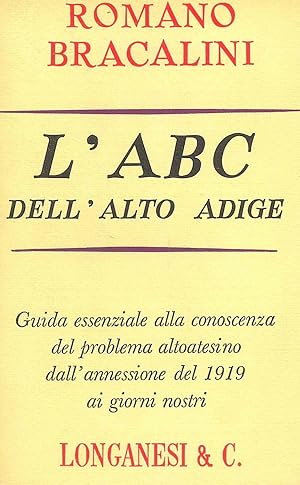 Seller image for L'ABC - Dell'Alto Adige for sale by Miliardi di Parole