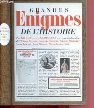 Bild des Verkufers fr Grandes nigmes de l'histoire zum Verkauf von Le-Livre