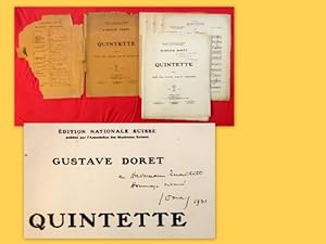 Quintette pour Piano, Deux Violons, Alto et Violoncelle (Partitur und 4 Stimmen)